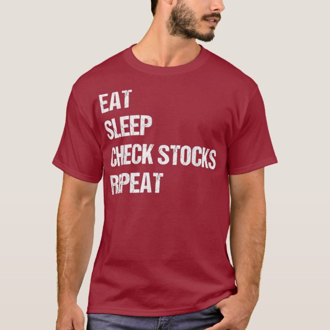 Fungny handel i Lagrar Investerar födelsedag T Shirt (Framsida)