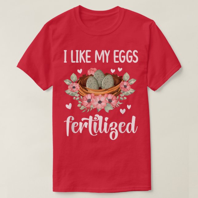 Fungny IVF överföringsdag IVF Mamma T Shirt (Design framsida)