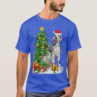 Fungny Julafton Träd-familjen Matching Santa Great T Shirt