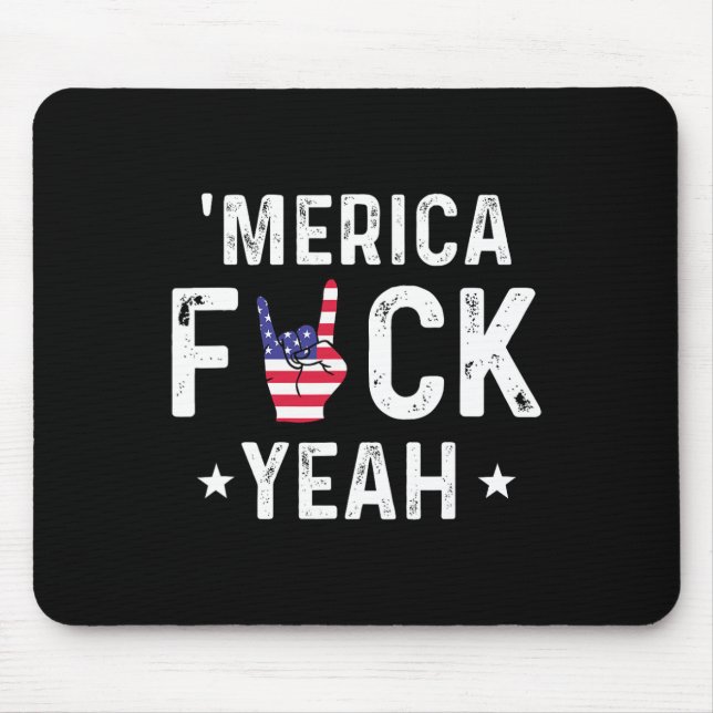 Fungny Merica 4 juli Musmatta (Framsidan)