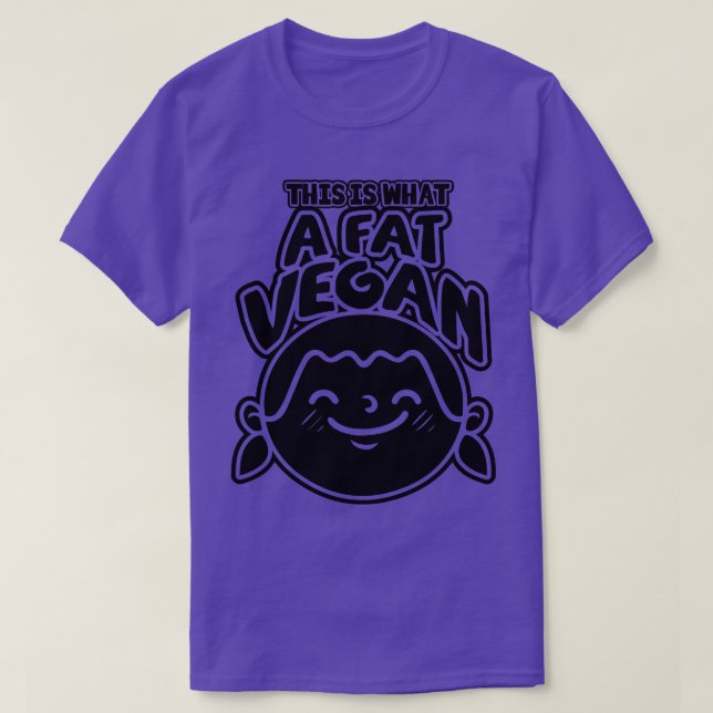 Fungny Vegan Design Vegetarian 1 T Shirt (Design framsida)