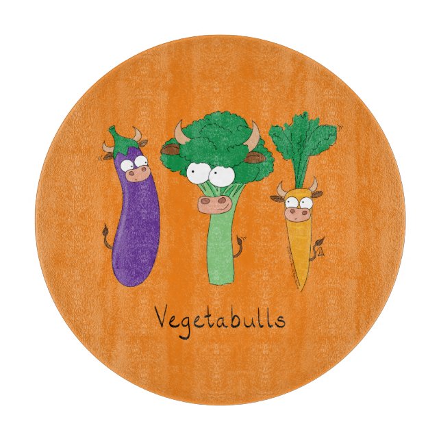 Fungny Vegetables Cute Tecknad Kids (Framsidan)