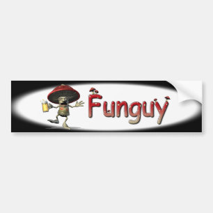 Funguy champinjon bildekal