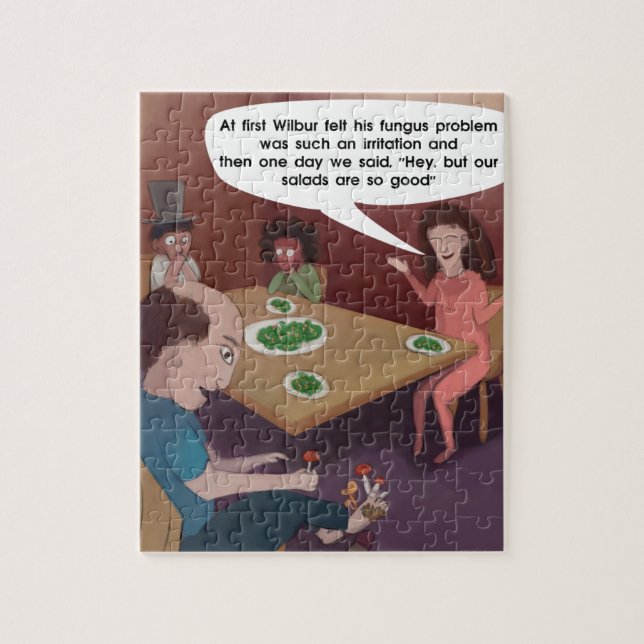 FunGuy ToedStools för middagsfunny Pussel (Vertikal)