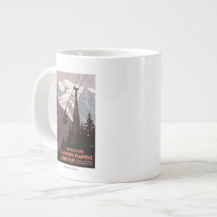 Funiculaire Le Brevent Cable Car Poster Jumbo Mugg