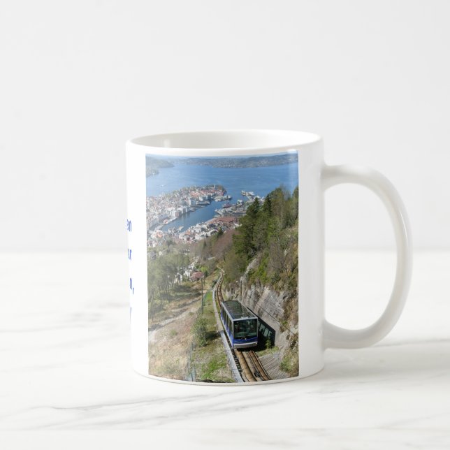 Funicular i den Bergen muggen Kaffemugg (Höger)