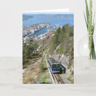 Funicular in Bergen Card Kort