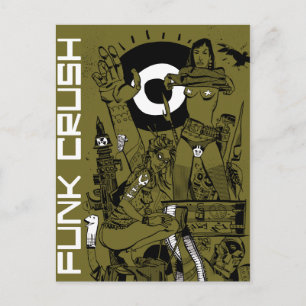 Funk Crush-vykort Vykort