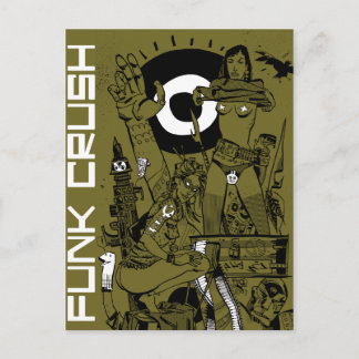 Funk Crush-vykort Vykort