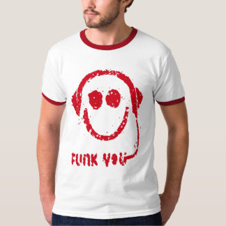 Funk dig (vit/rött) tröja
