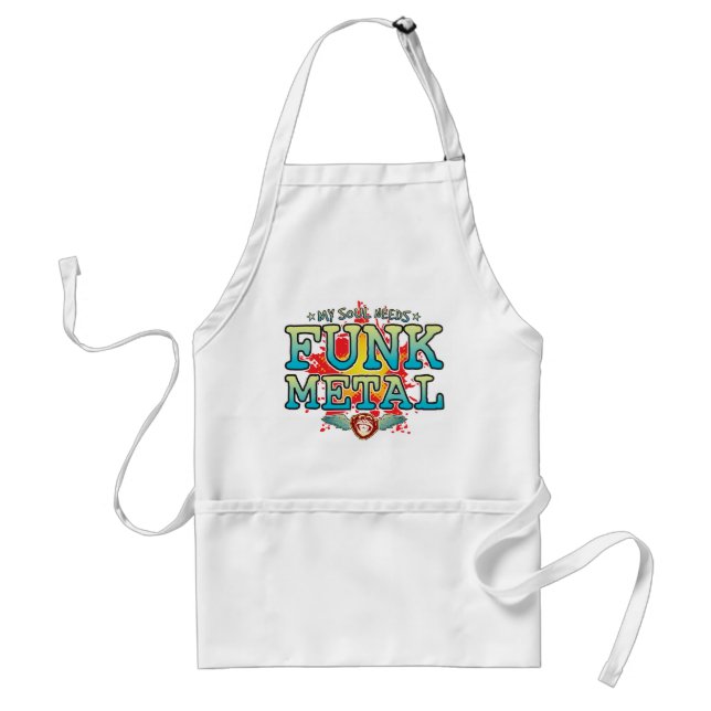 Funk Metall Soul Apron Förkläde (Framsidan)