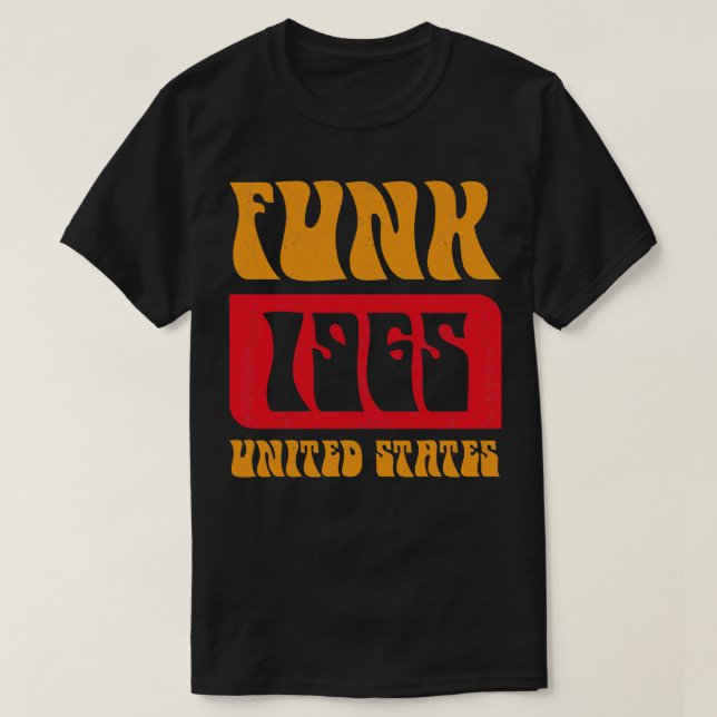 Funk Music 1965 Vintage T Shirt (Design framsida)