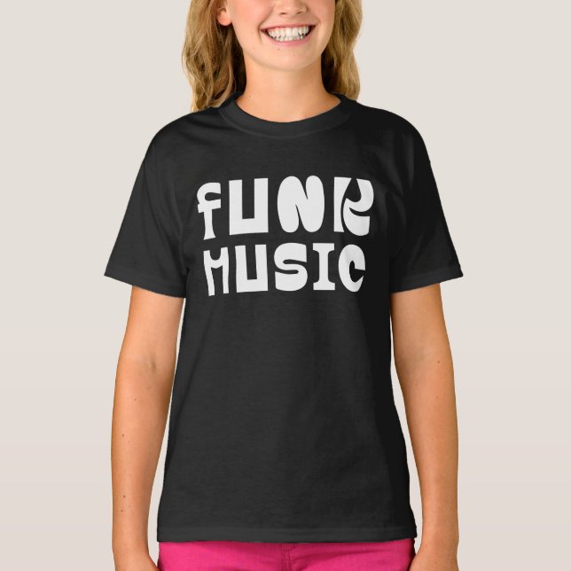Funk Musik logodesign T Shirt (Framsida)