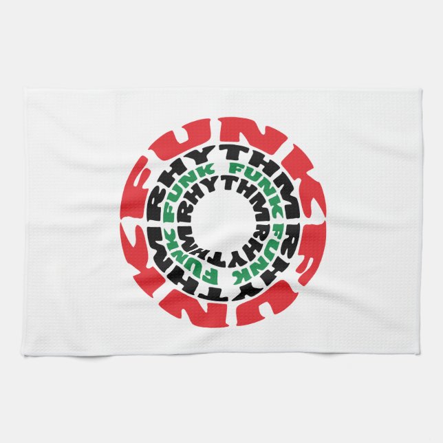 Funk Rrytm Funk Funk Rrytm Kökshandduk (Horisontell)