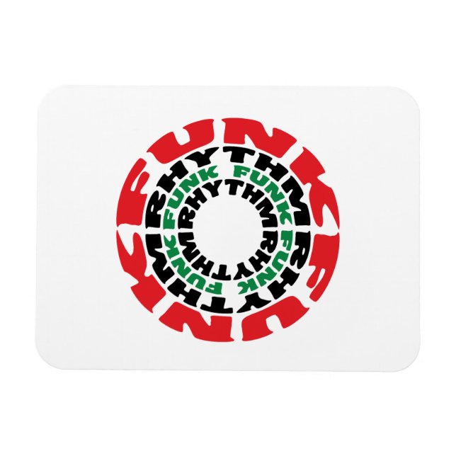 Funk Rrytm Funk Funk Rrytm Magnet (Horisontell)