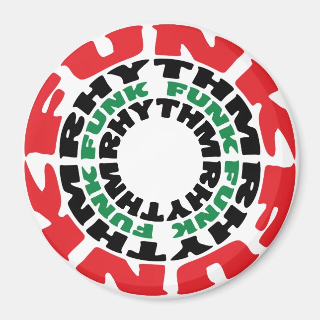 Funk Rrytm Funk Funk Rrytm Magnet (Framsidan)
