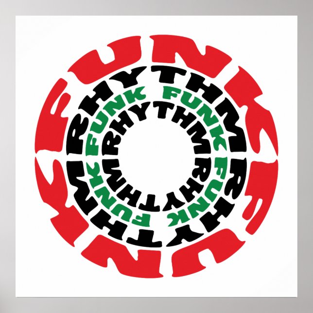 Funk Rrytm Funk Funk Rrytm Poster (Framsidan)