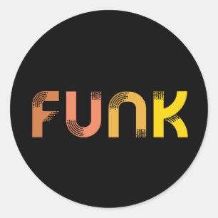 Funk Runt Klistermärke