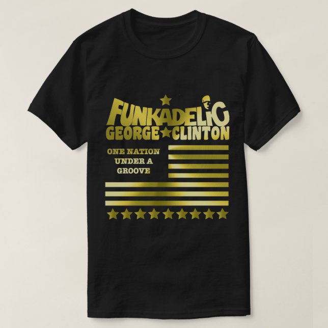 Funkadelic - kom ner för det!!!! t shirt (Design framsida)