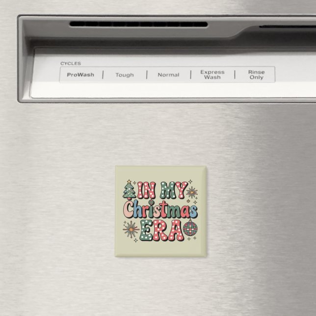 Funkig under min julperiod Rolig lärare Magnet (In Situ (Dishwasher))