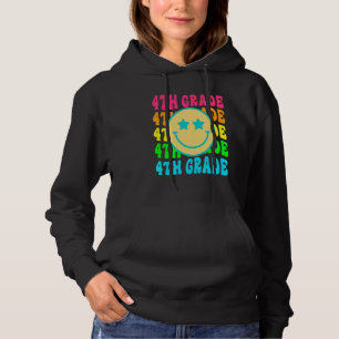 Funkiga Fjärde Klassens Vibrationer Ansikte Retro T Shirt
