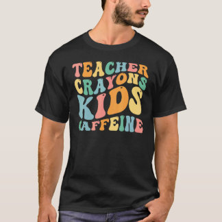 Funkiga Sista Skoldagen Lärare Kritor Barn Ca T Shirt