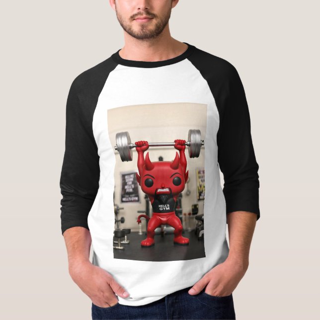 Funko Pop! Hell’s Gym Devil – Pumping Iron Edition T Shirt (Framsida)