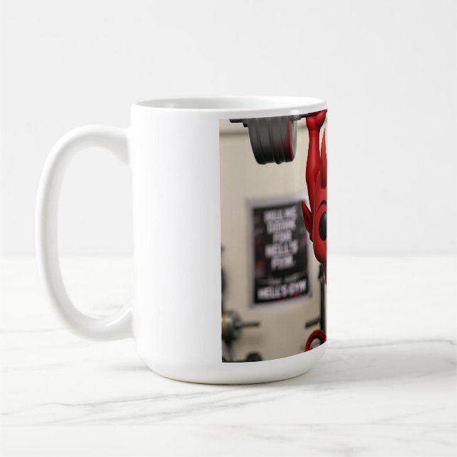 Funko Pop! Helvetesgymmet Djävulen – Pumping Iron  Kaffemugg (Vänster)