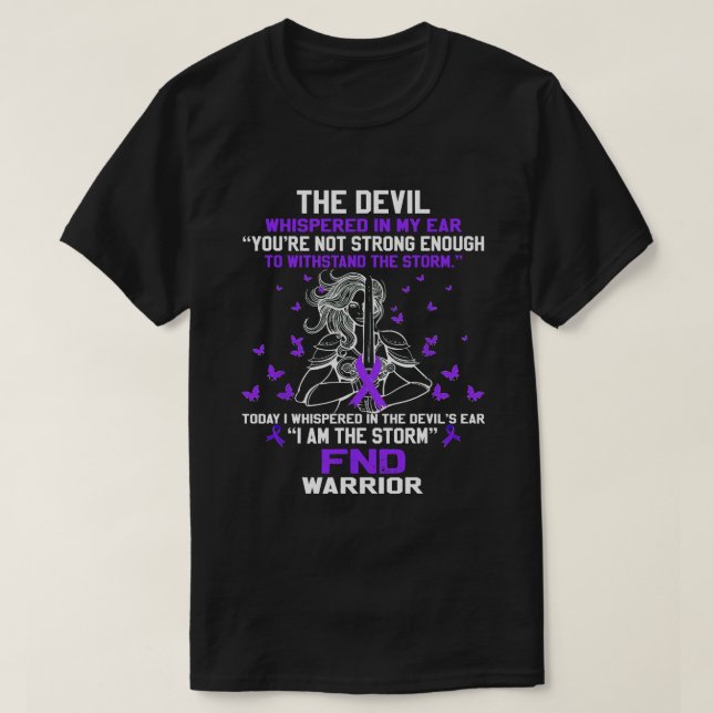 Funktionell neurologisk störning Djävulen som visa T Shirt (Design framsida)