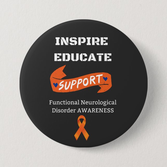 Funktionell neurologisk störning - medvetenhet FND Knapp (Framsida)
