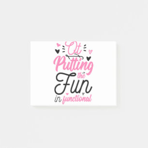 Funktionell Roligt Post-it Block