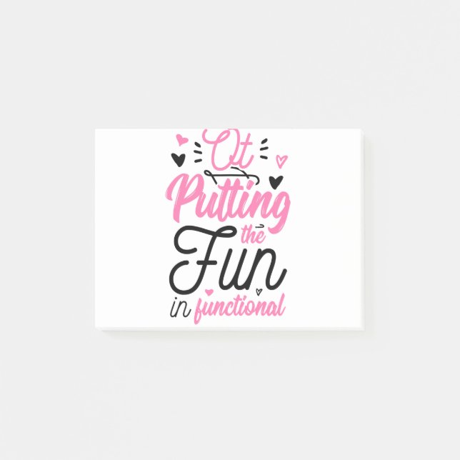 Funktionell Roligt Post-it Block (Framsida)