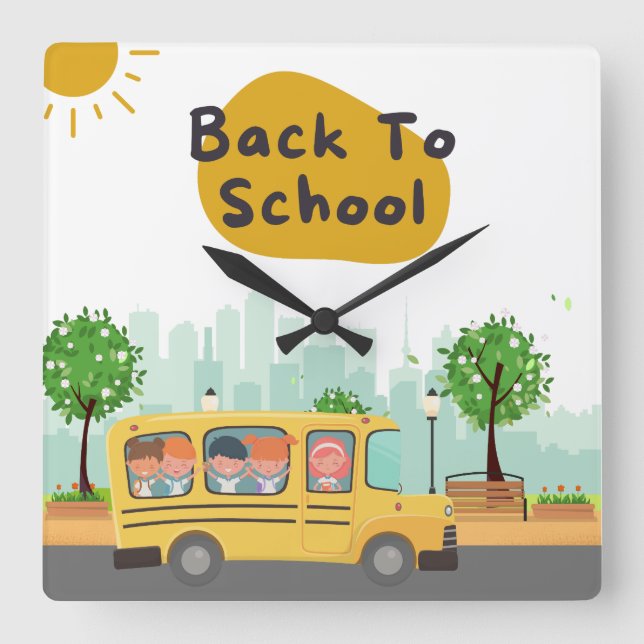 Funktionella konstverk: Best Wall Clock Fyrkantig Klocka (Framsida)