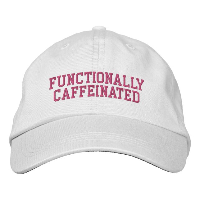 Funktionellt Kaffeinerad Rolig Mamma Broderad Keps (Framsida)