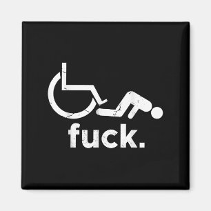 Funktionellt minne för rullstol Humor - Wheelchai Magnet