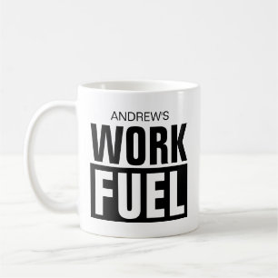 Funktionellt namn Arbeta Fuel-kaffepresentant mugg