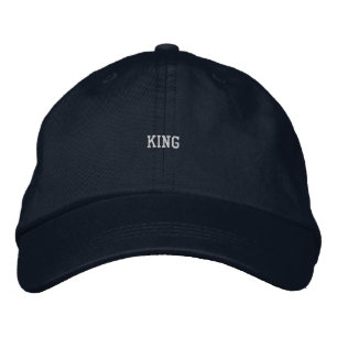 Funktioner King text snygg och självsäker look Coo Broderad Keps
