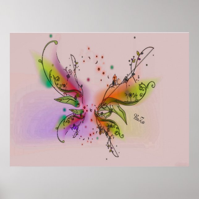 Funktioner teckning av BoZo Poster (Framsidan)