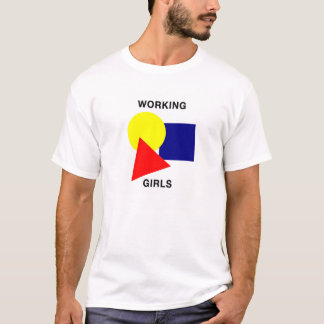 Funktionsduglig flickautslagsplats tee shirt