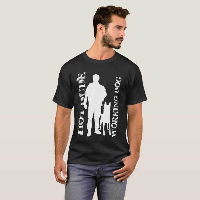 Funktionsduglig hund för varm Dude Tee Shirt (Hel framsida)