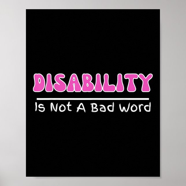 Funktionshinder är inte ett dåligt Ord, Pride Mon  Poster (Framsidan)