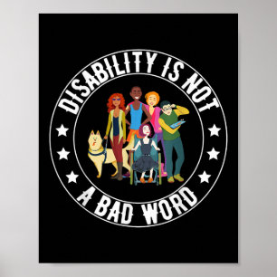 Funktionshinder är inte ett dåligt Pride för funkt Poster