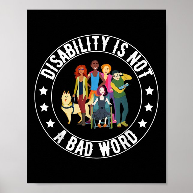 Funktionshinder är inte ett dåligt Pride för funkt Poster (Framsidan)