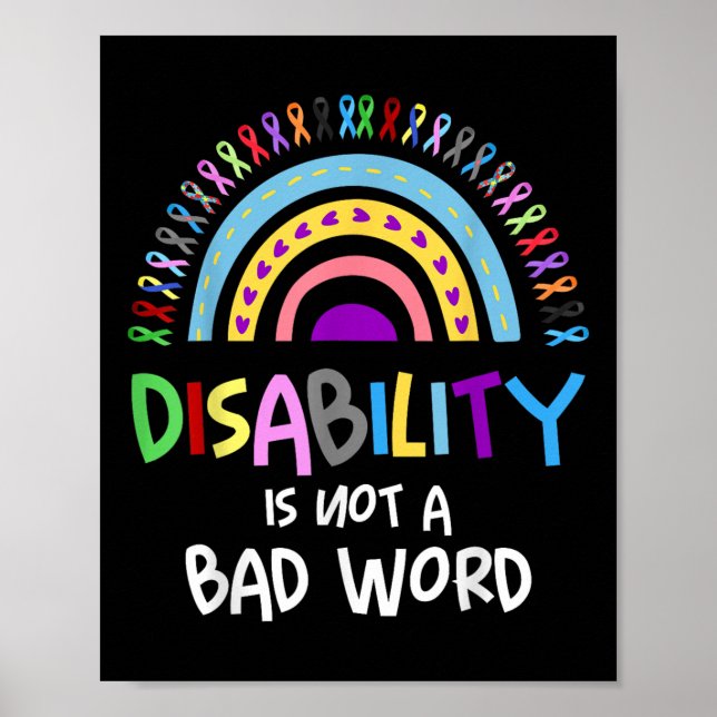Funktionshinder är inte ett dåligt Pride för funkt Poster (Framsidan)