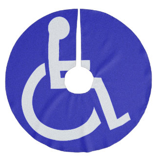 Funktionshindrad inaktiverad julgransmatta borstad polyester