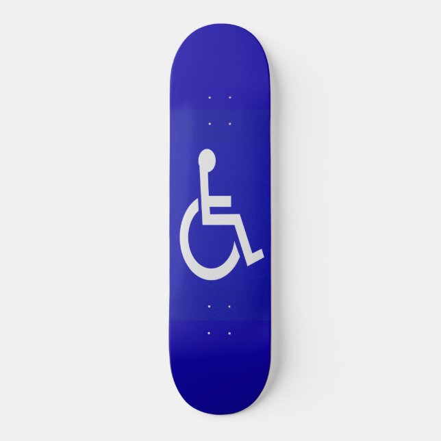 Funktionshindrad inaktiverad mini skateboard bräda 18,5 cm (Framsida)