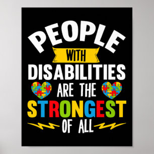 Funktionshindrade personer är den starkaste autism poster