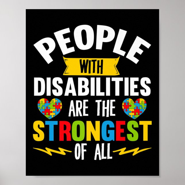 Funktionshindrade personer är den starkaste autism poster (Framsidan)