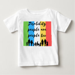 Funktionshindrade personer är också människor t shirt