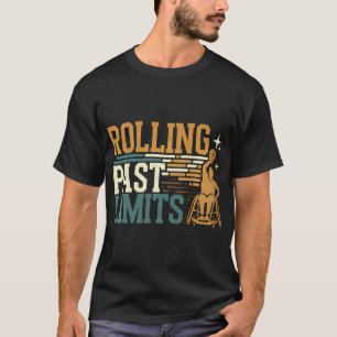 Funktionshindrades H i basketbollspelare för rulls T Shirt